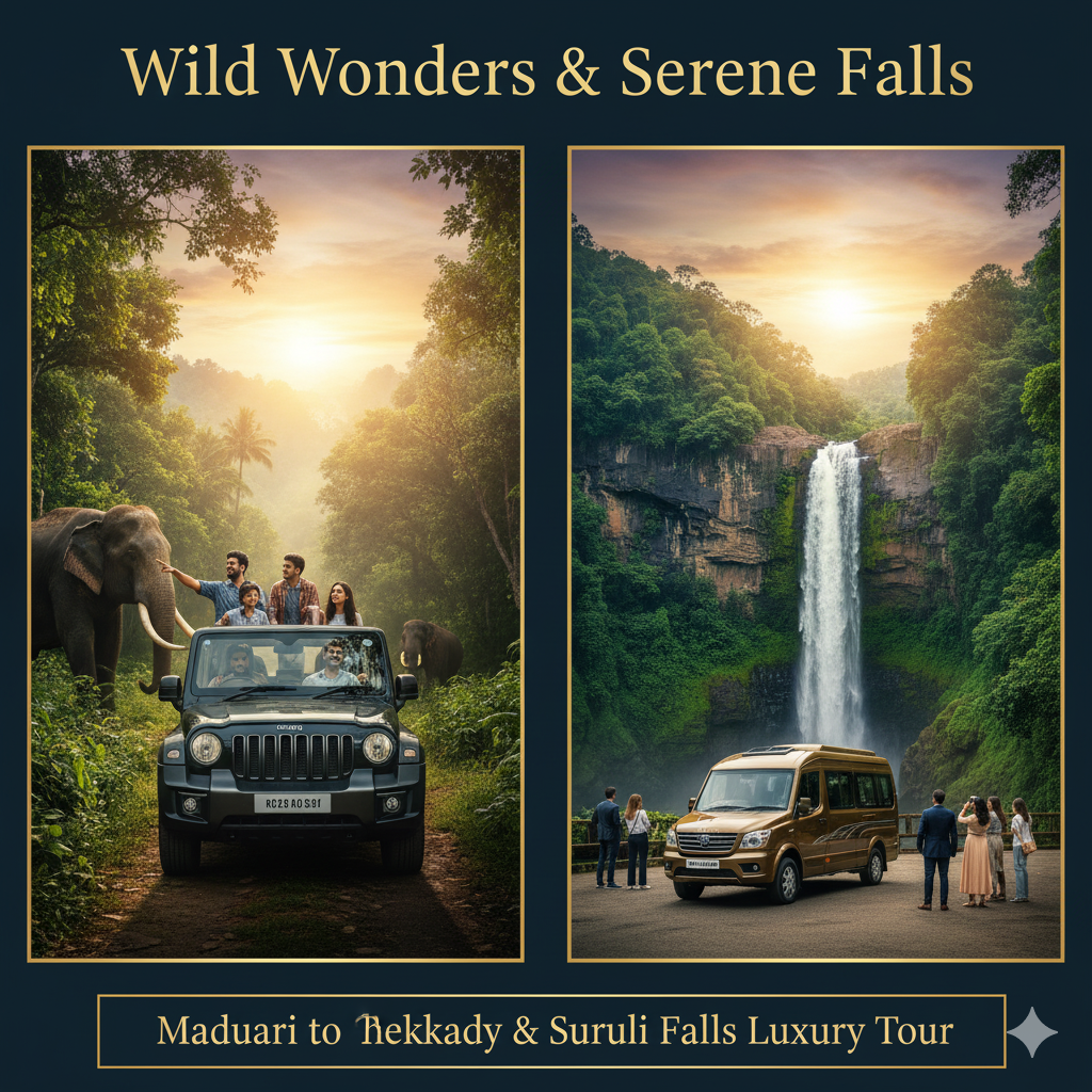 Madurai to Chennai Sightseeing Tour (1 Night / 2 Days)Adventure Luxury THAR ROXX Service by Rengha Travels