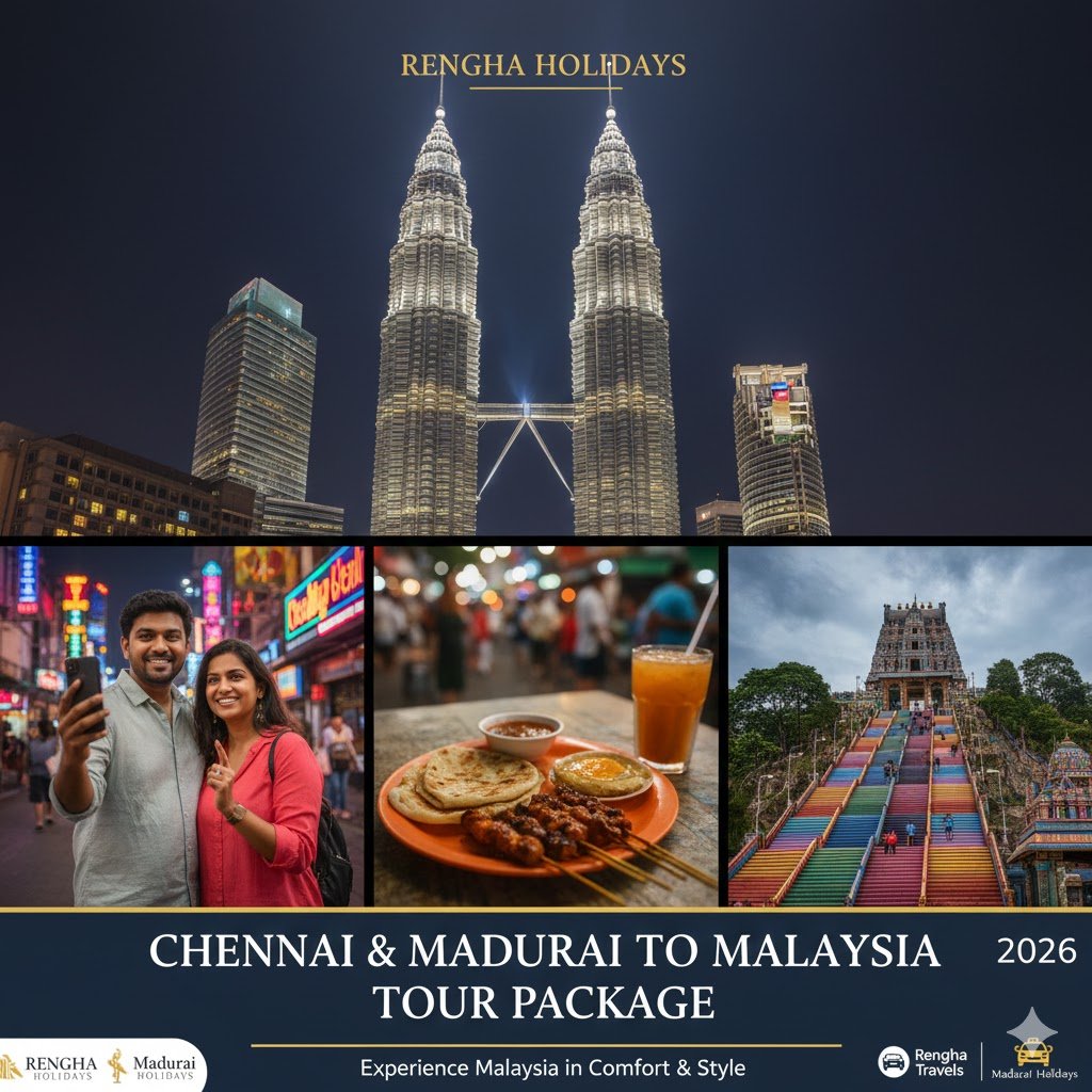 Magic of Malaysia Chennai & Madurai to Kuala Lumpur Tour 2026
