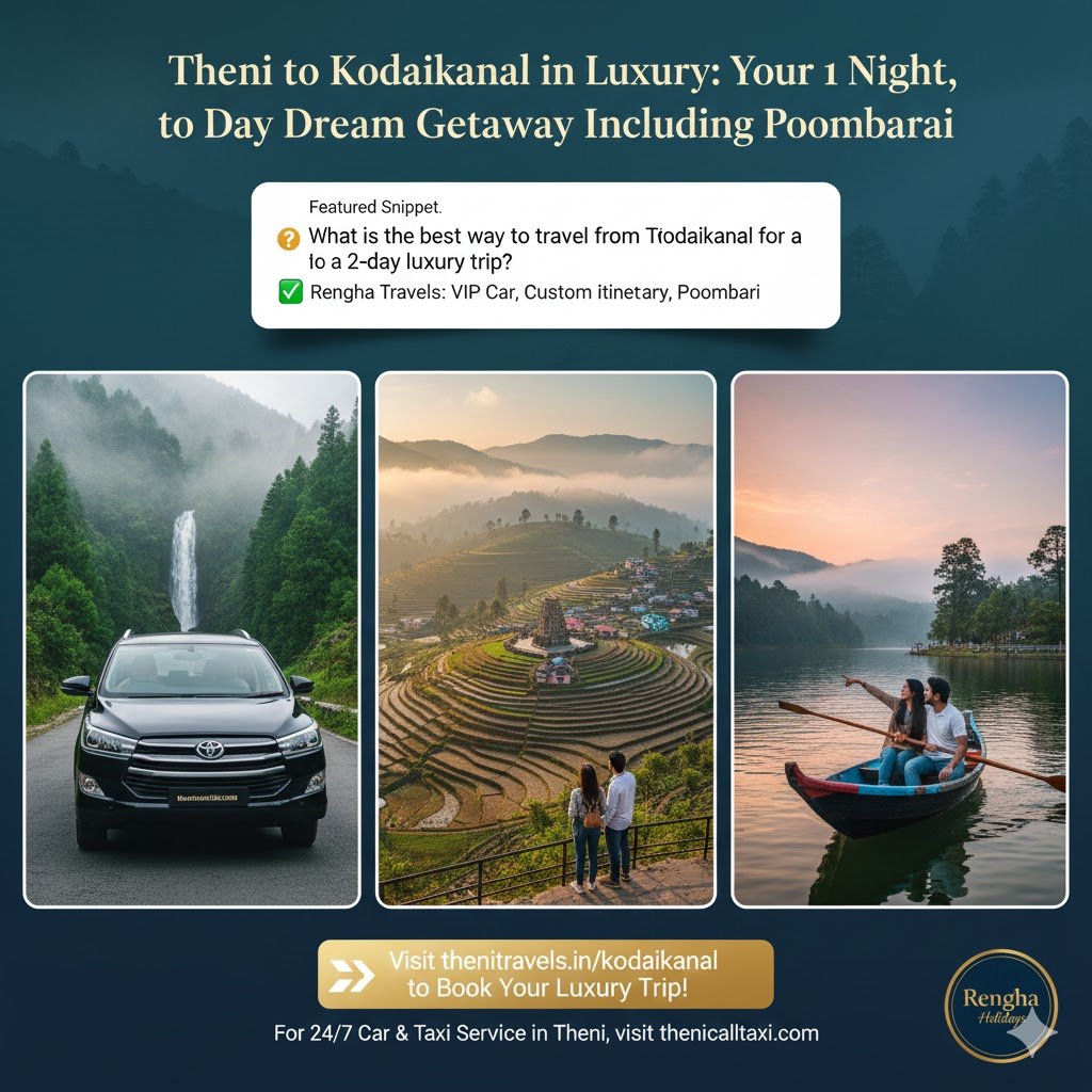 theni to kodaikanal 1n 2d Tour Package