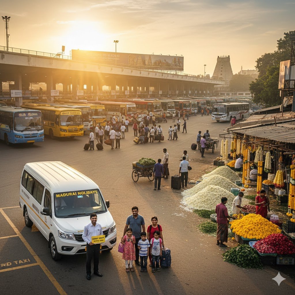 Best Pickup & Drop Service at Mattuthavani Bus Stand Madurai Holidays