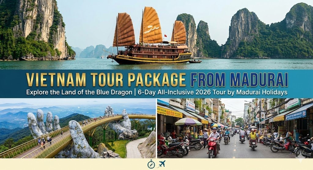 Vietnam Tour Package from Madurai: Explore the Land of the Blue Dragon