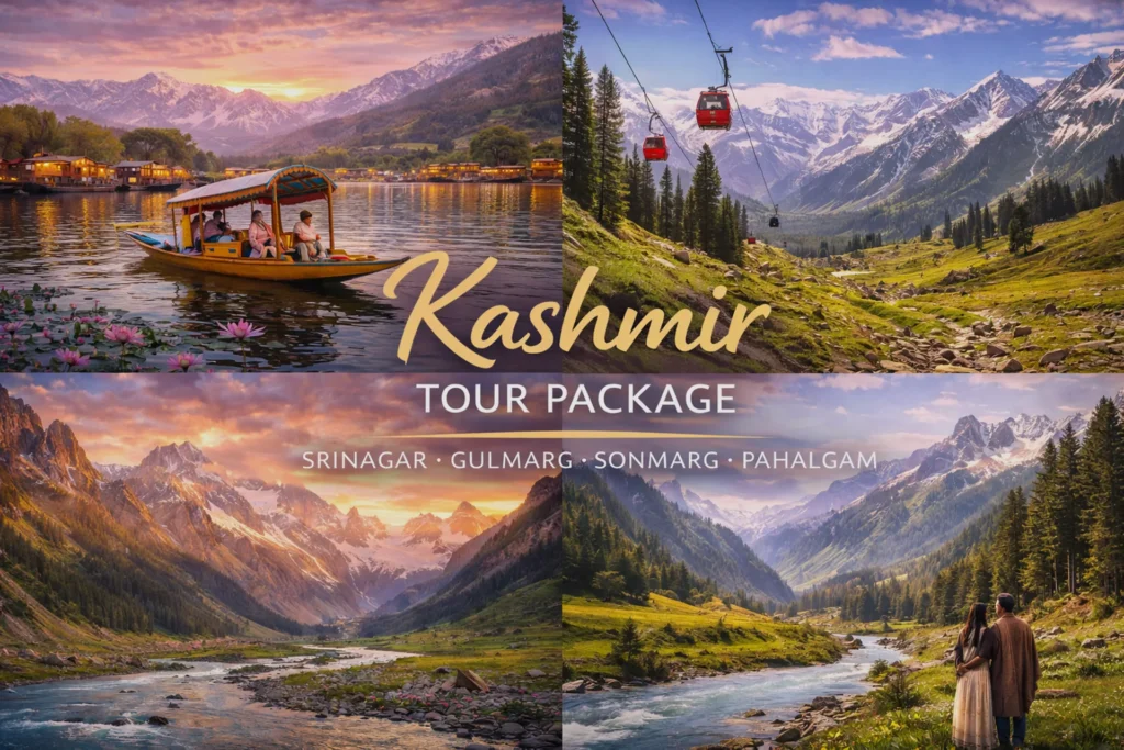 kashmir tourism 2026 FROM MADURAI