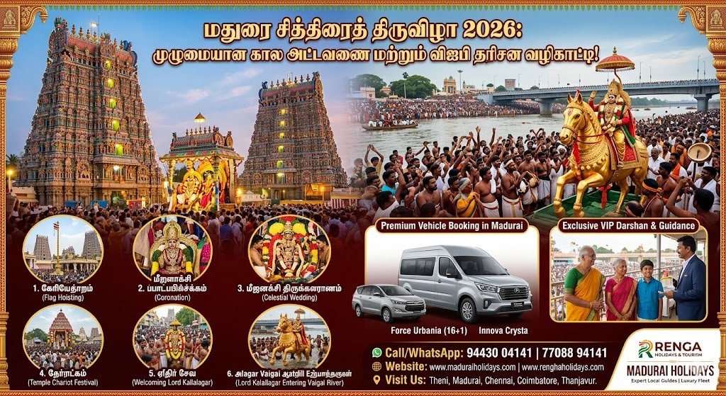 Madurai Chithirai Festival 2026 Dates Schedule and VIP Pilgrimage Guide