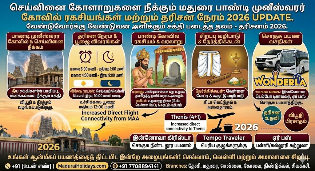 Madurai Pandi Kovil: The Secret to Removing Black Magic & 2026 Temple Timings