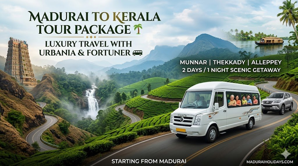 Ultimate 2026 Madurai to Kerala Guide Distance Tolls and Why the 8+1 Urbania is a Game Changer