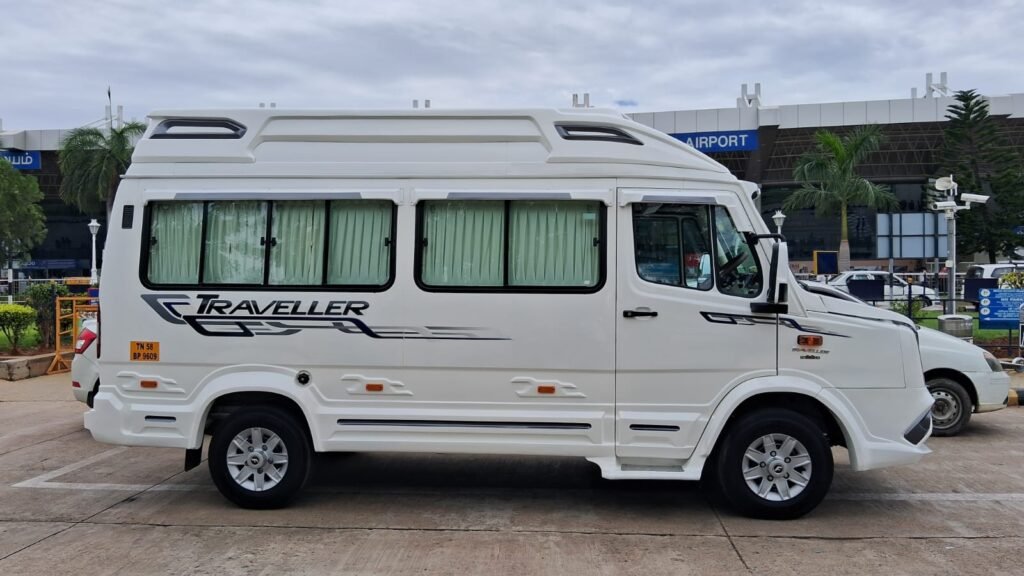 Best Tempo Traveller Rental in Madurai 2026: Luxury AC Vans at ₹22/KM!