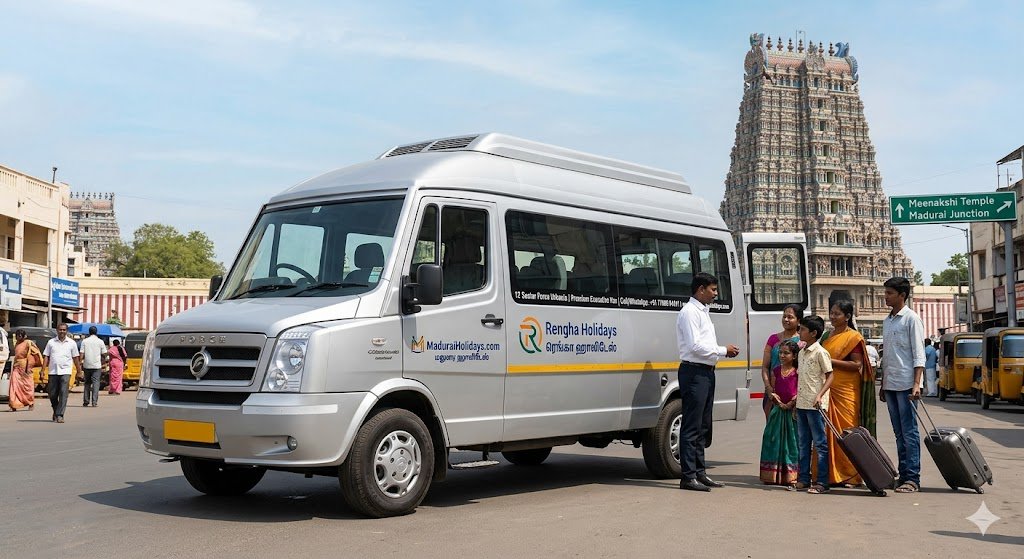 12 Seater Urbania Rental in Madurai Best 2026 Rates for Premium Executive Vans