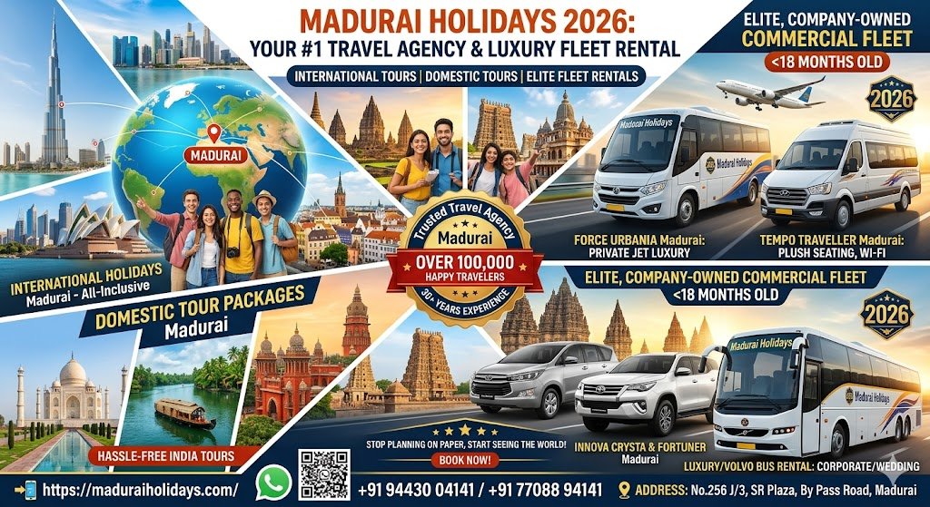 Best Travel Agency in Madurai 2026 Madurai Holidays