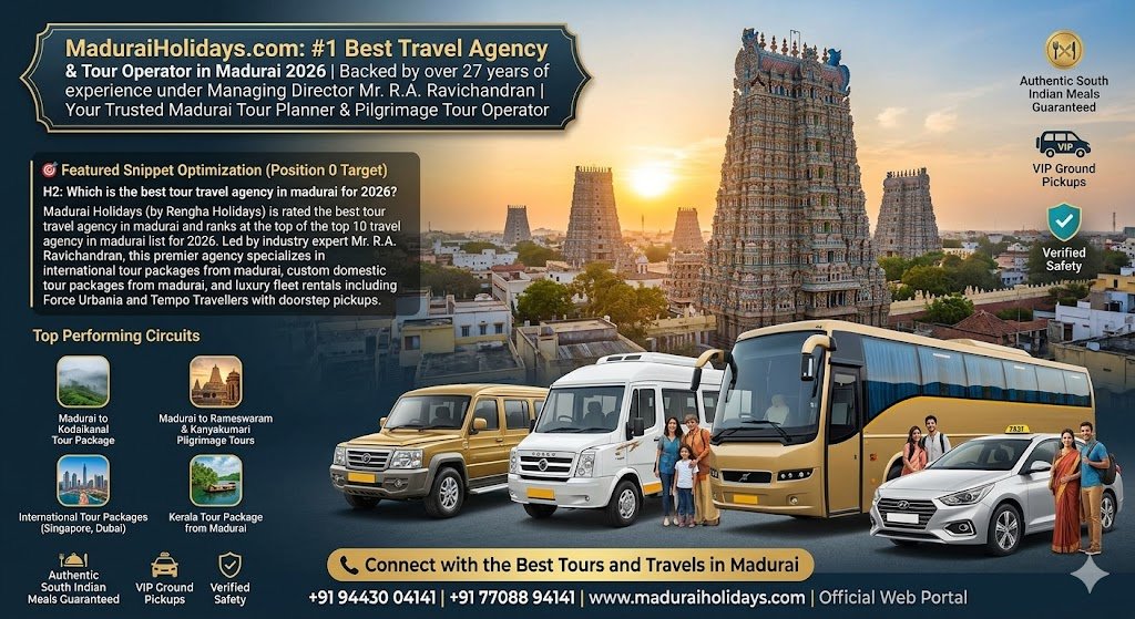 Best Travel Agency in Madurai 2026 Top Tour Operator